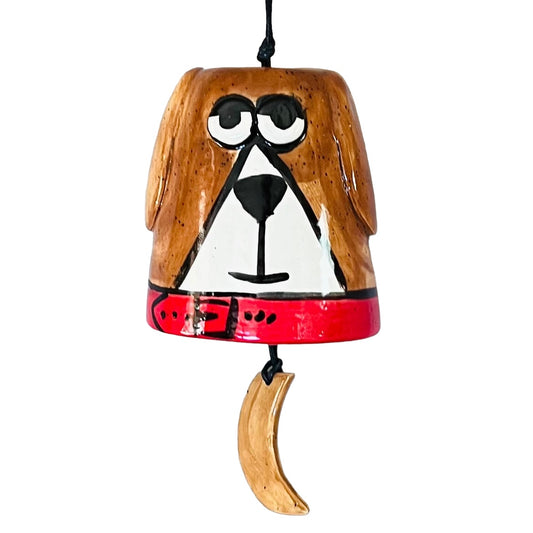 Dog bells with collar.