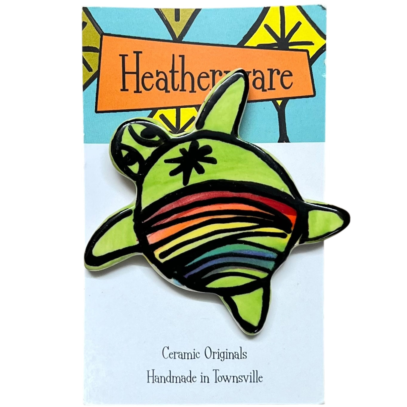 Turtle brooch.