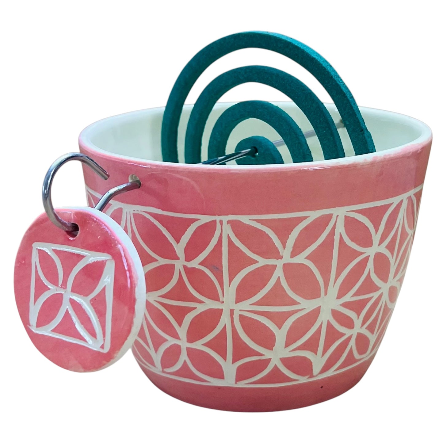 Breeze Block Design Mosquito Coil holder.