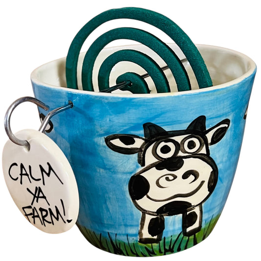 Cow Mosquito Coil holder