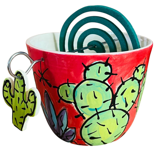 Cactus Mosquito Coil Holder