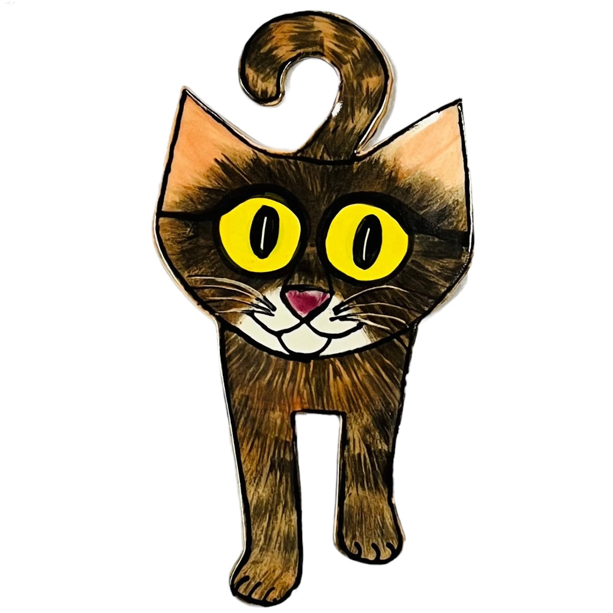 Cat Ceramic Wall Plaque