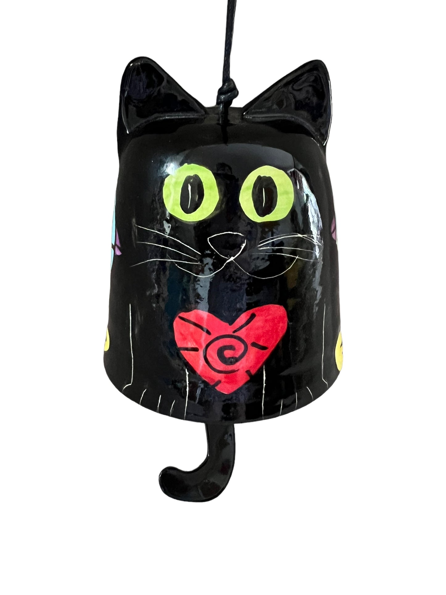 Cat Bell, Black / Blue Bird.