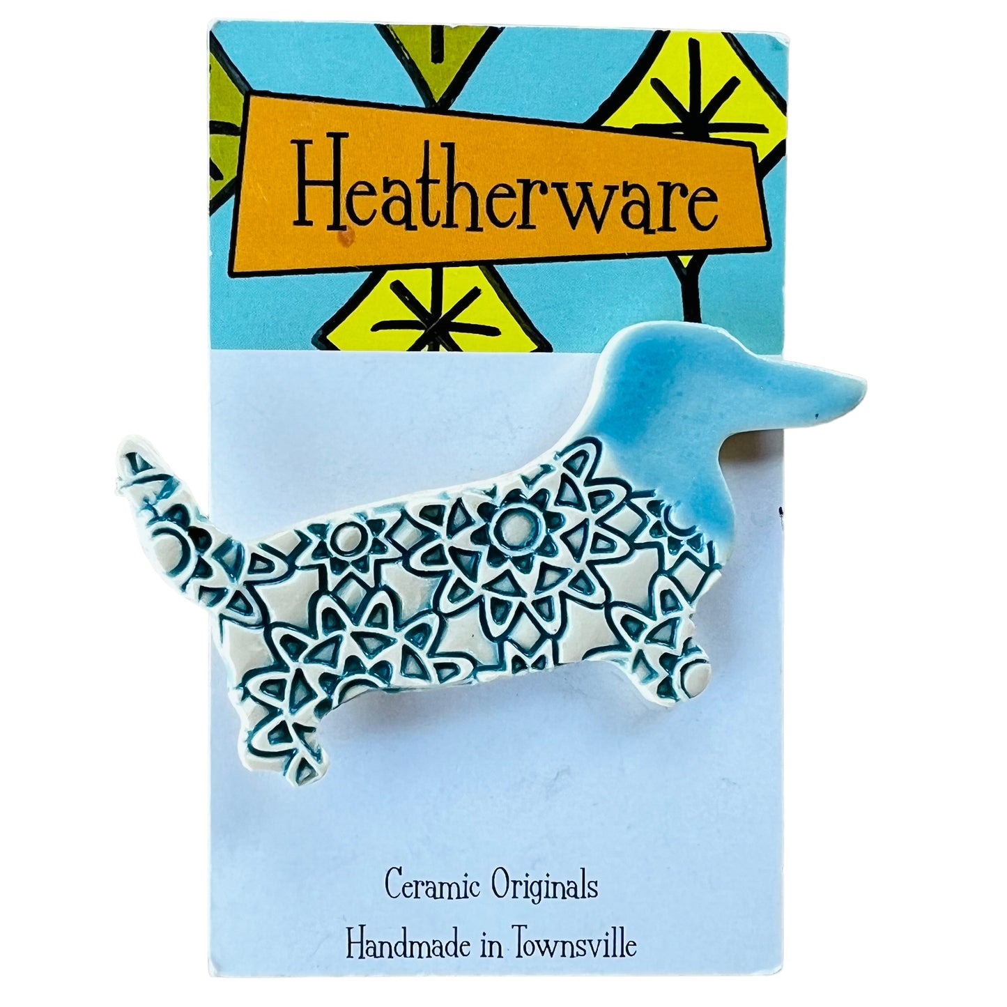 Dachshund brooch