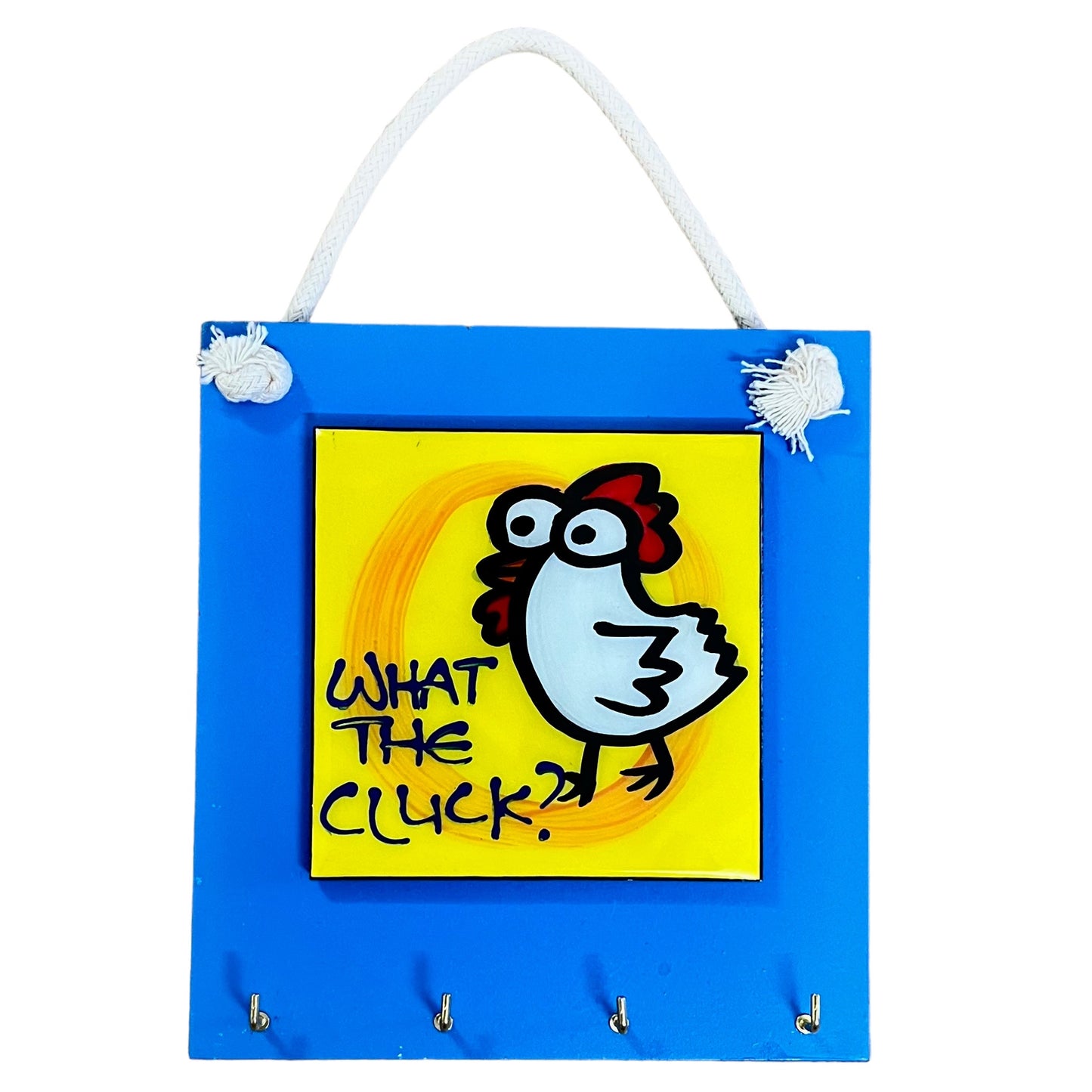 Chicken tile key holder