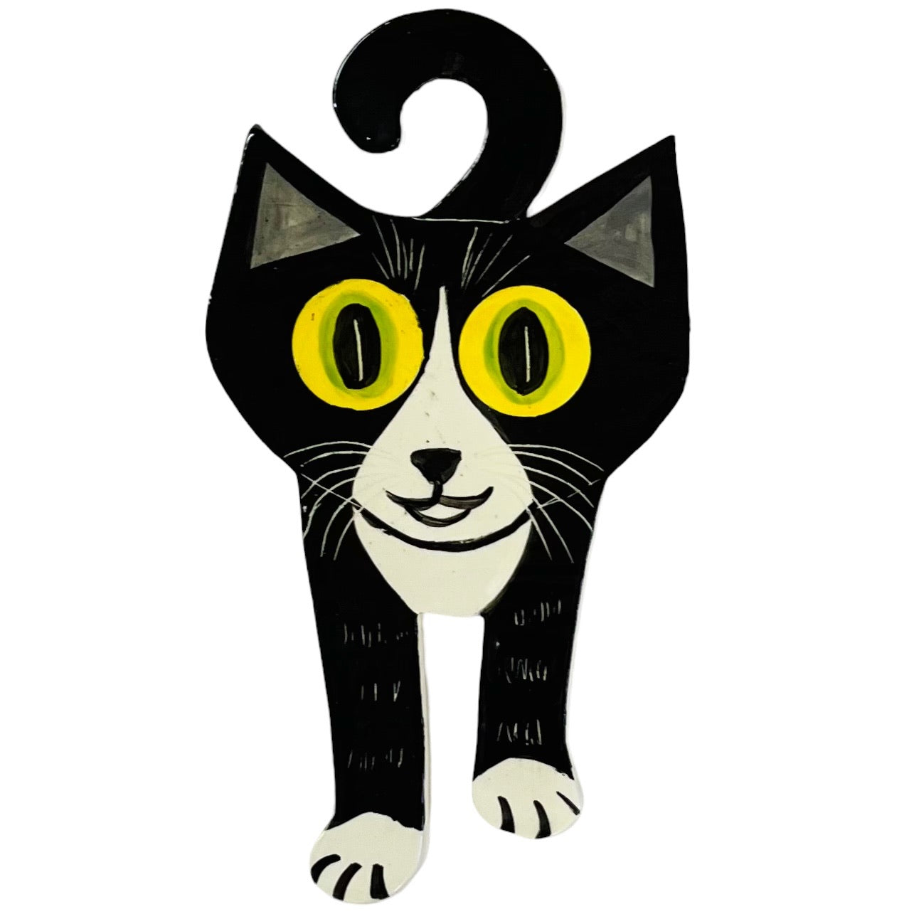 Cat Ceramic Wall Plaque