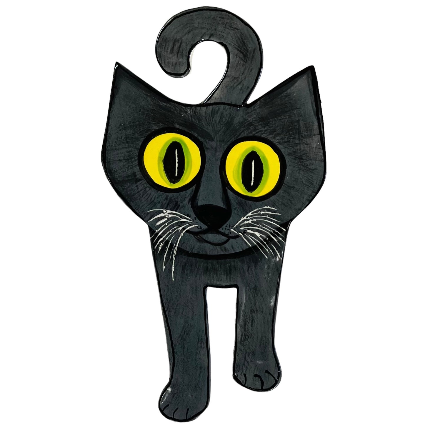 Cat Ceramic Wall Plaque