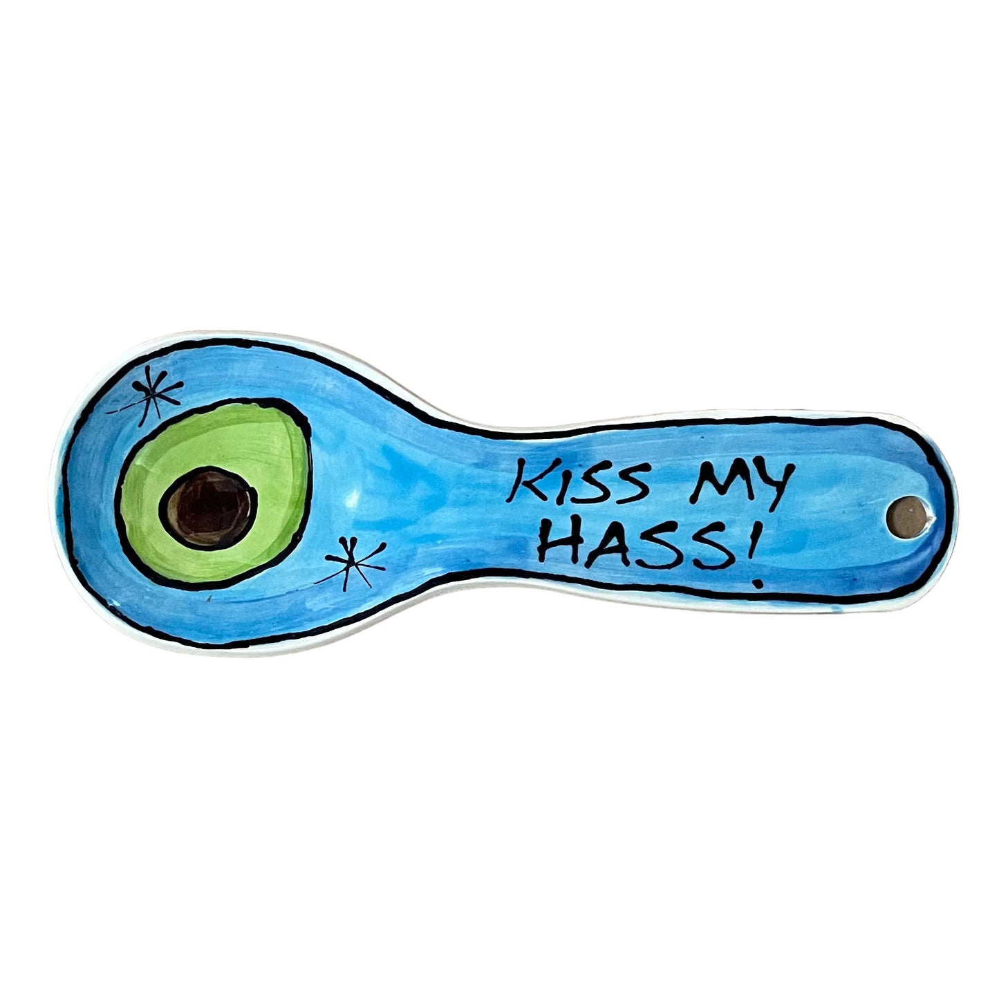 Avocado spoon rest