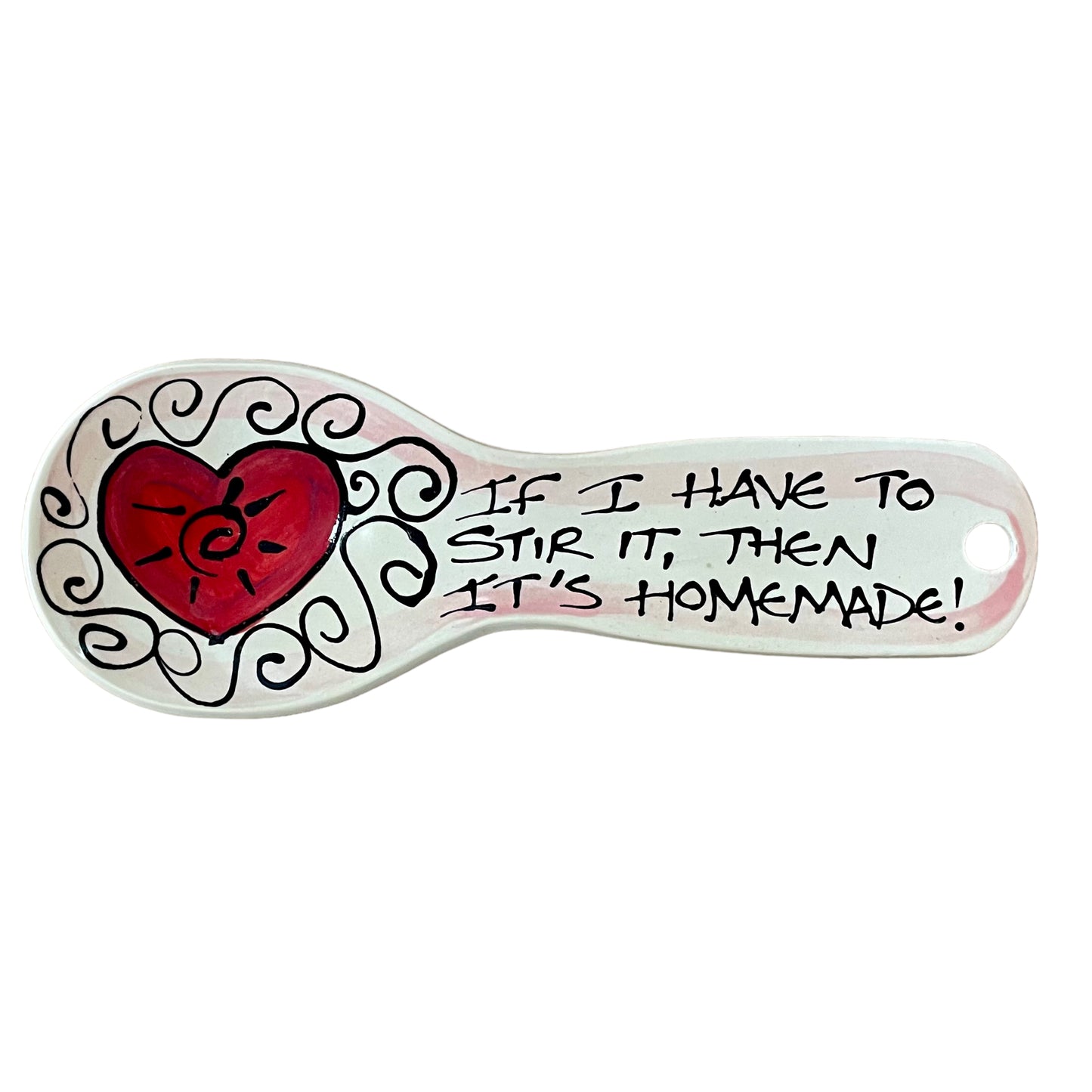 Heart spoon rest