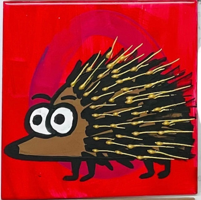 Echidna coasters (made to order).