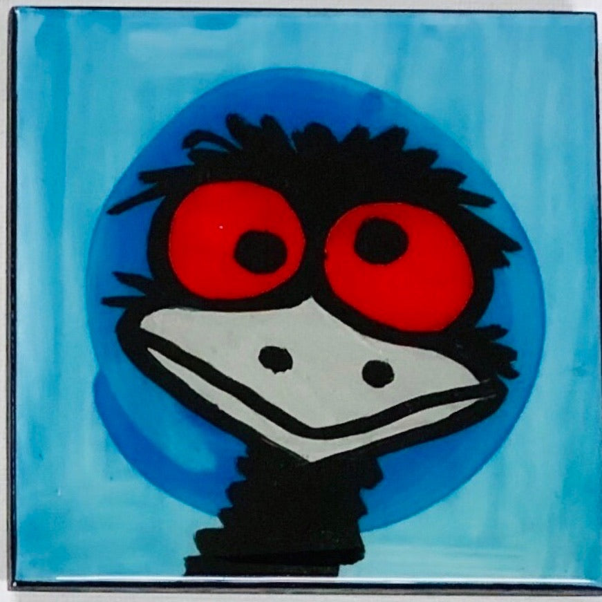 Emu coasters (made to order).