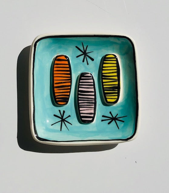 Soap dish, rods