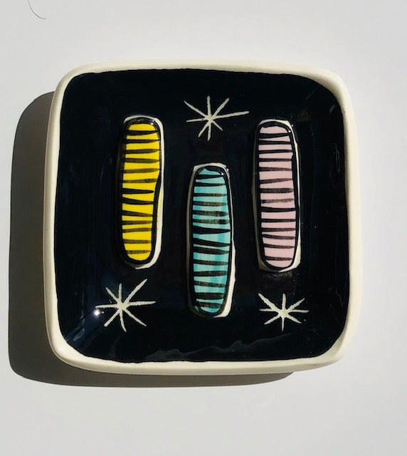 Soap dish, rods