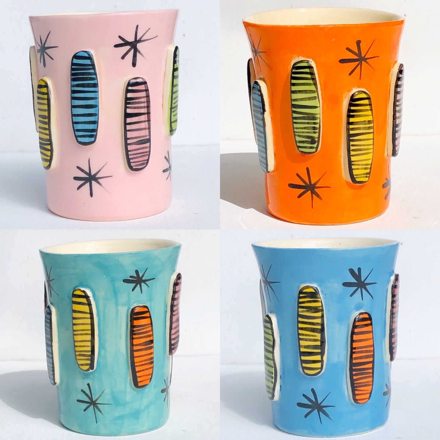 Tumblers, Rods.