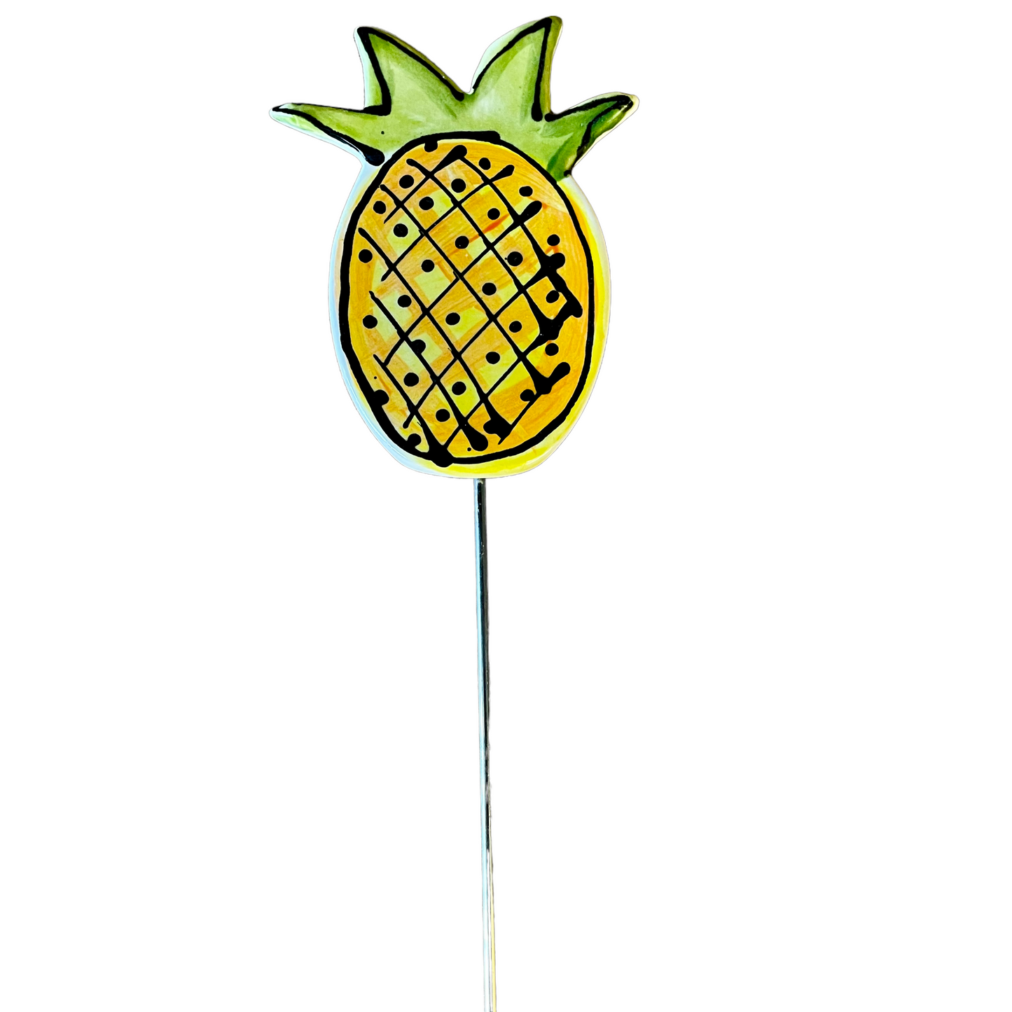 Pineapple Pot Stakes.