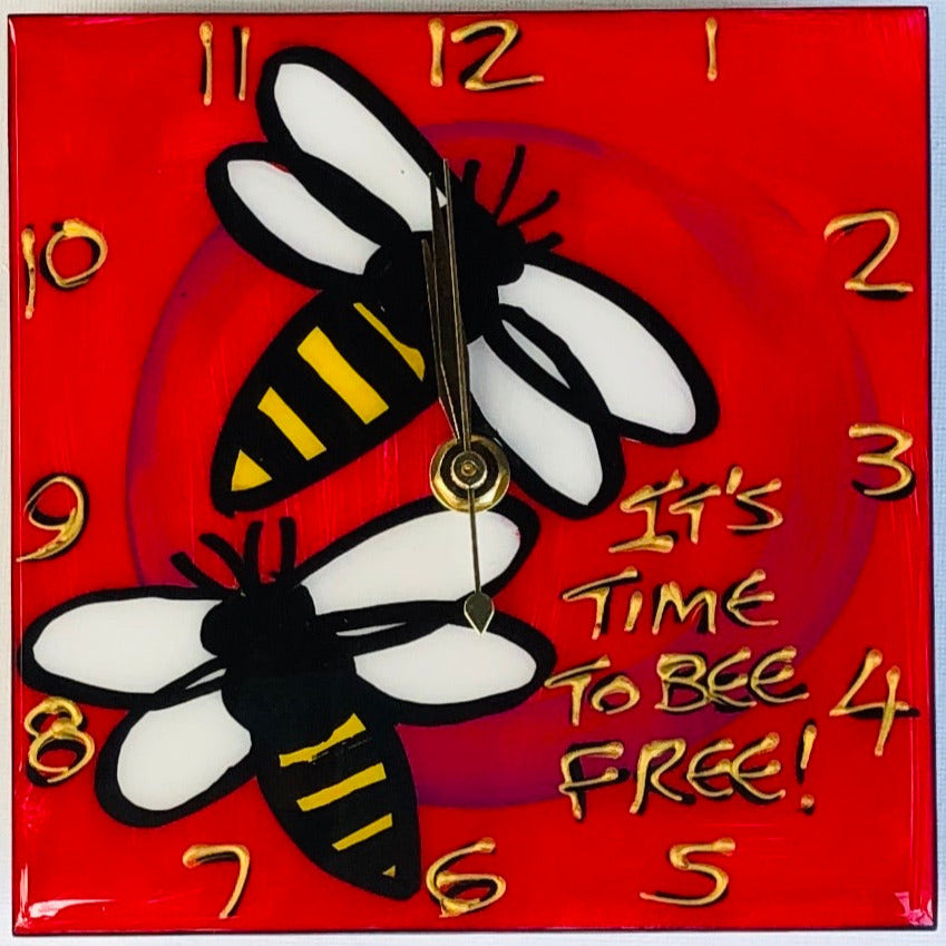 Bee clocks (made to order).