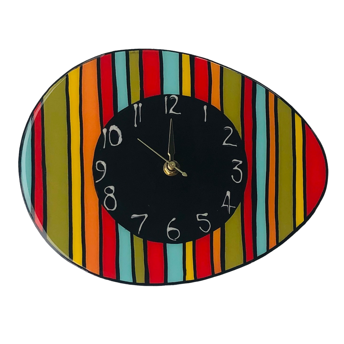 MCM oval wall clock various designs was