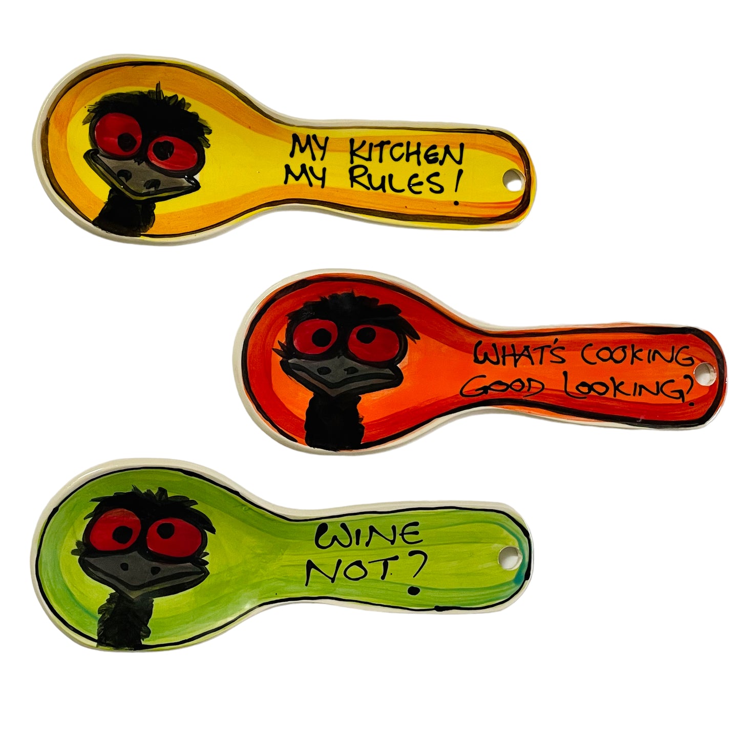 Emu spoon rest (various)
