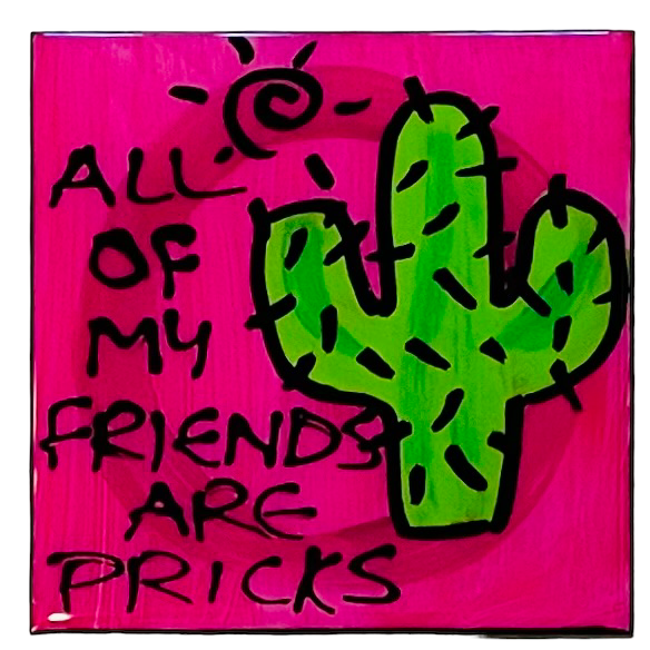 Cactus coasters (made to order). – Heatherware