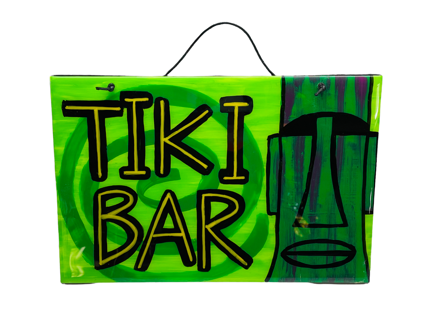 Tiki Bar Sign 30x20cm