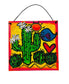 Cactus hanging tile 20x20cm