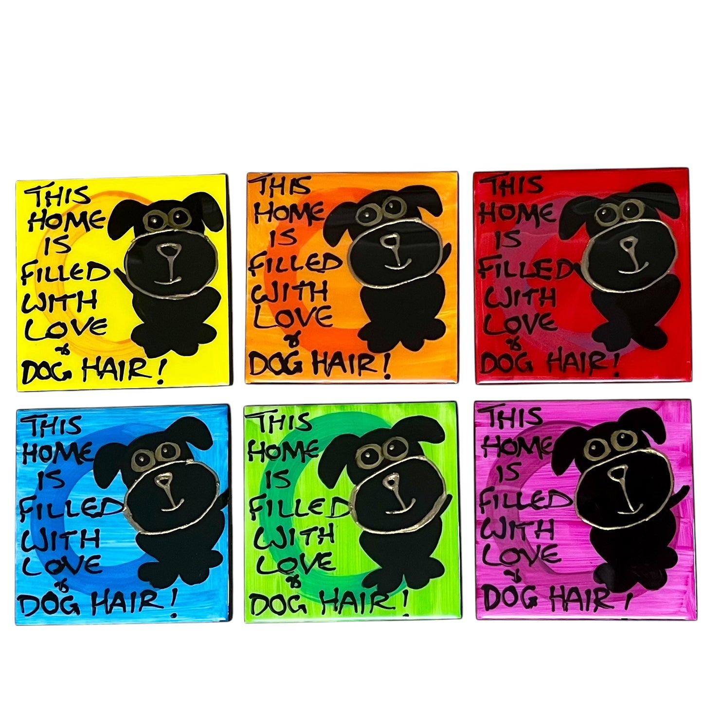 Dog coasters (made to order).