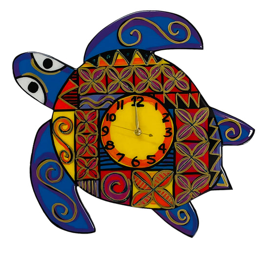 Turtle Clock multi coloured