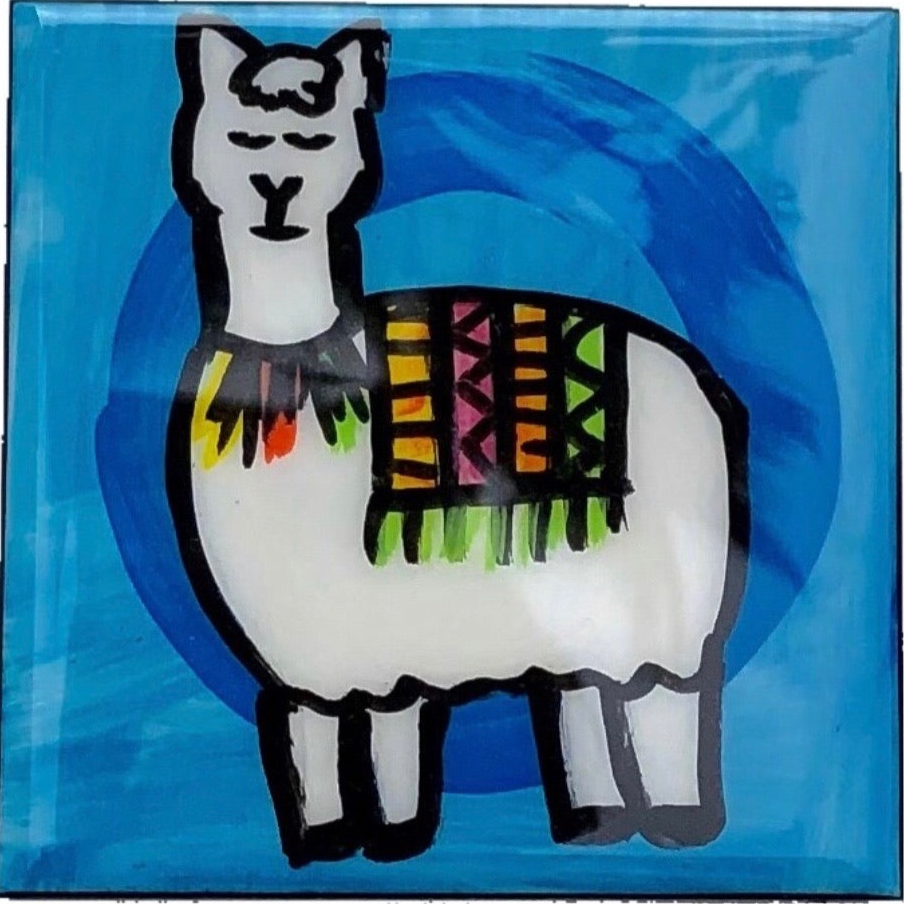 Llama coasters (made to order).