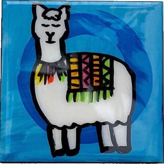 Llama coasters (made to order).