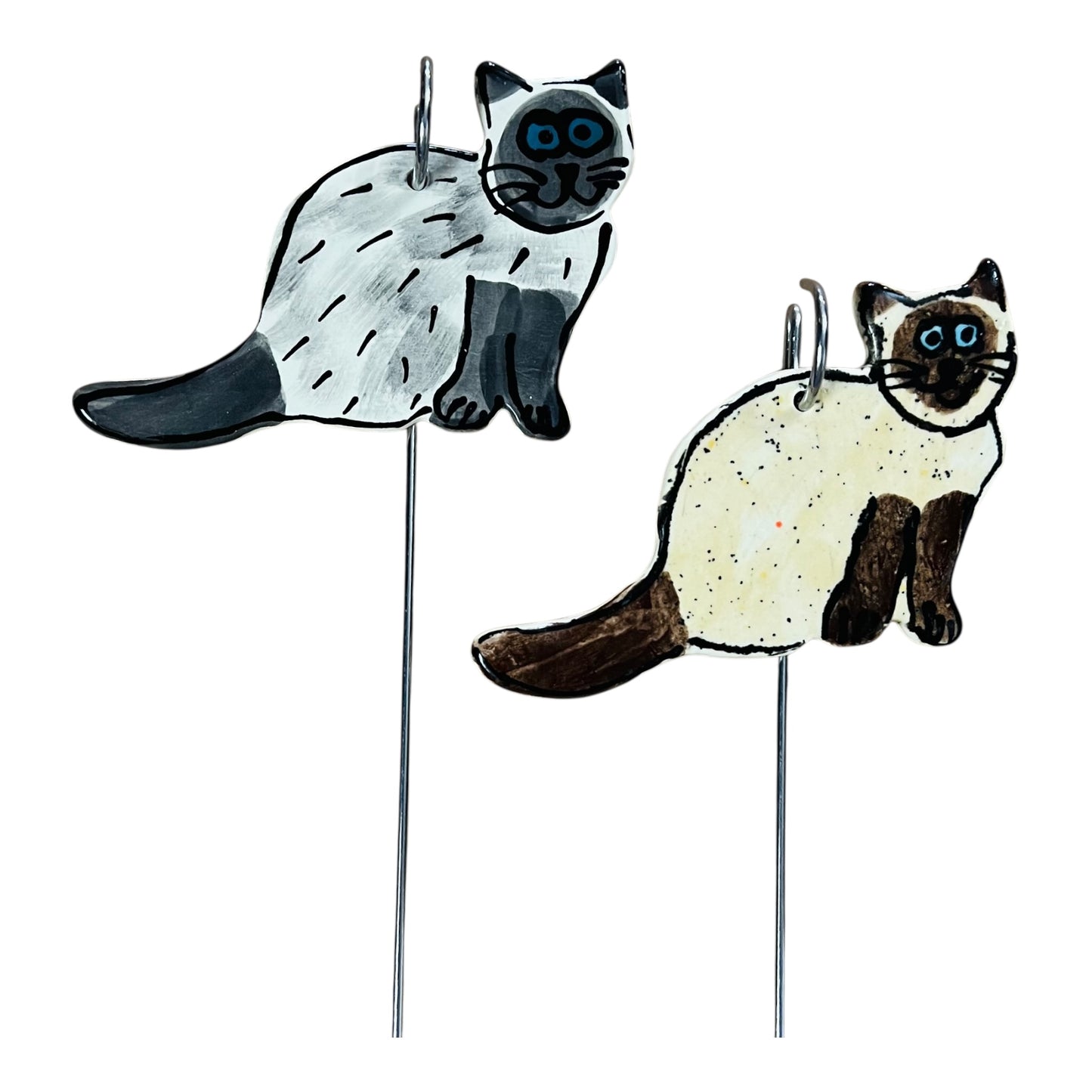 Cat sitting Pot Stakes