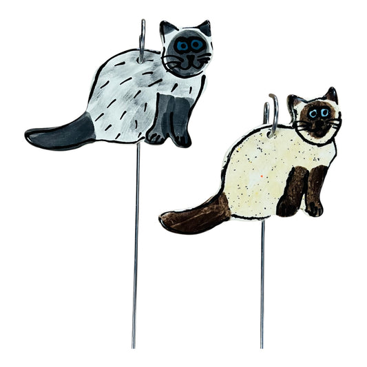 Cat sitting Pot Stakes