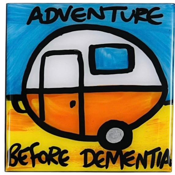 Caravan coasters (made to order).