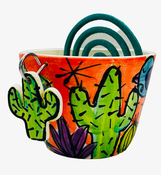 Cactus Mosquito Coil Holder