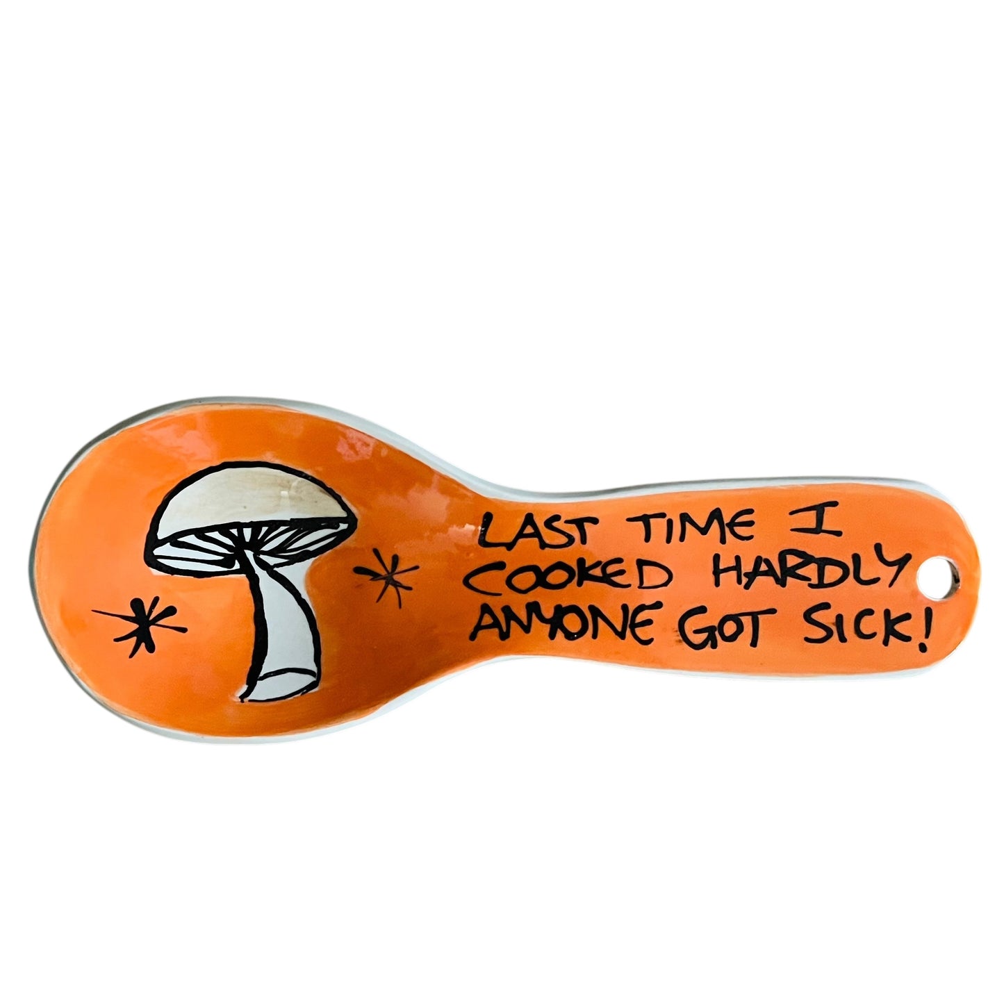 Mushroom spoon rest