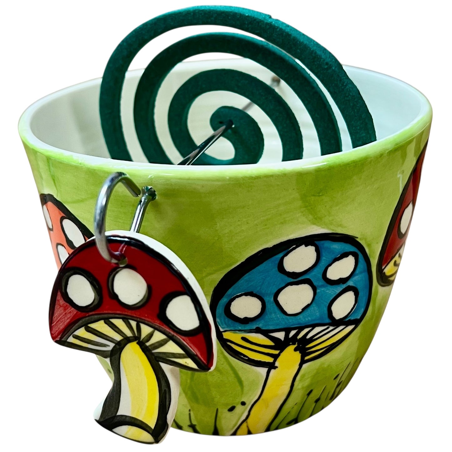 Mushroom Mosquito Coil holder.