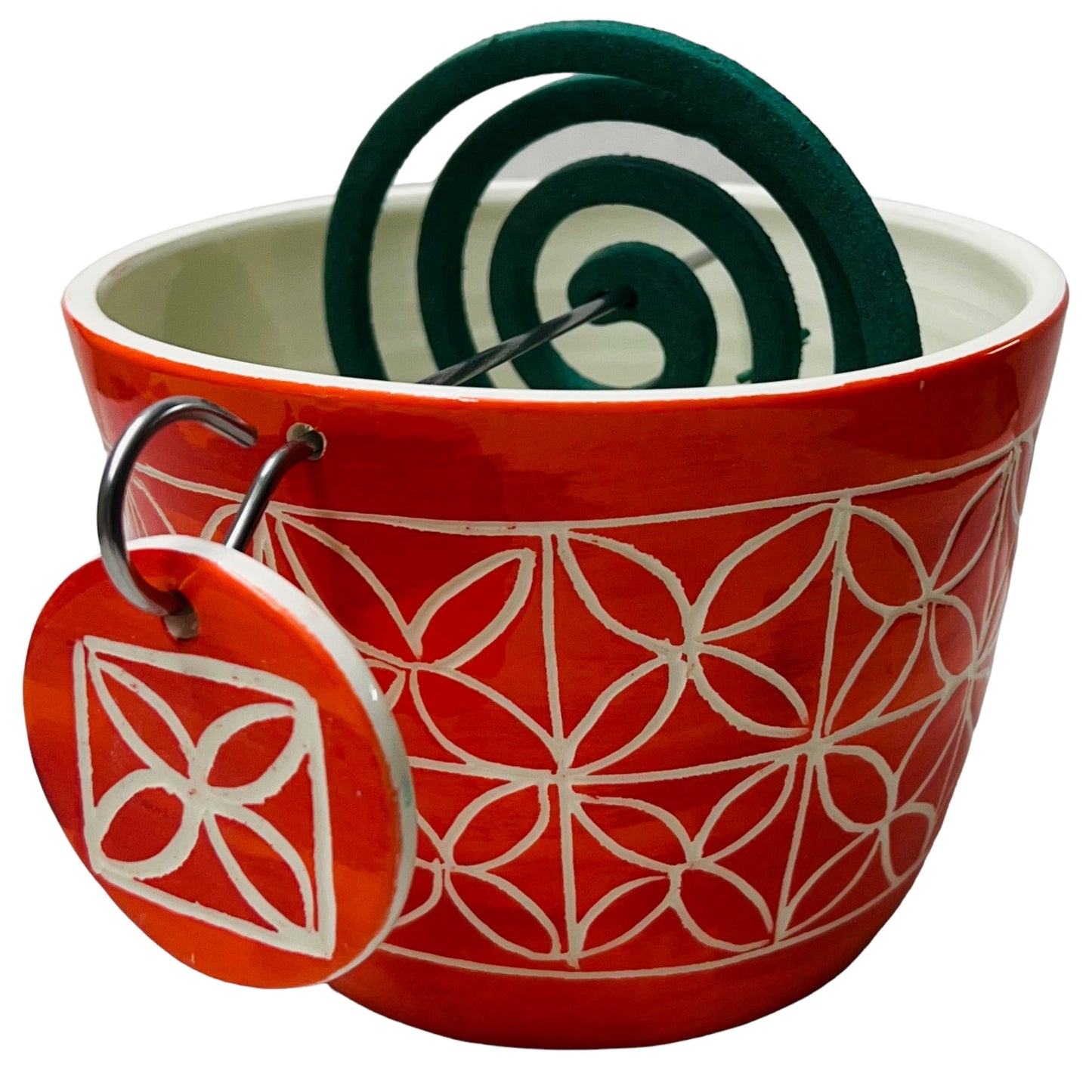 Breeze Block Design Mosquito Coil holder.