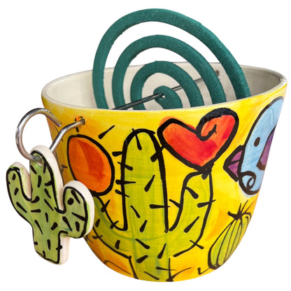 Cactus Mosquito Coil Holder