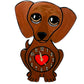 Dachshund Wall Clocks. (Made to order).