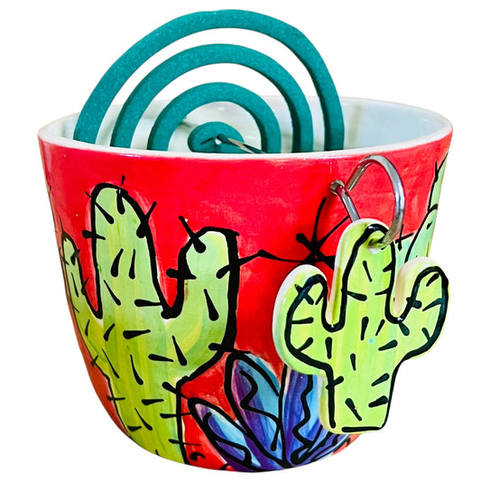 Cactus Mosquito Coil Holder