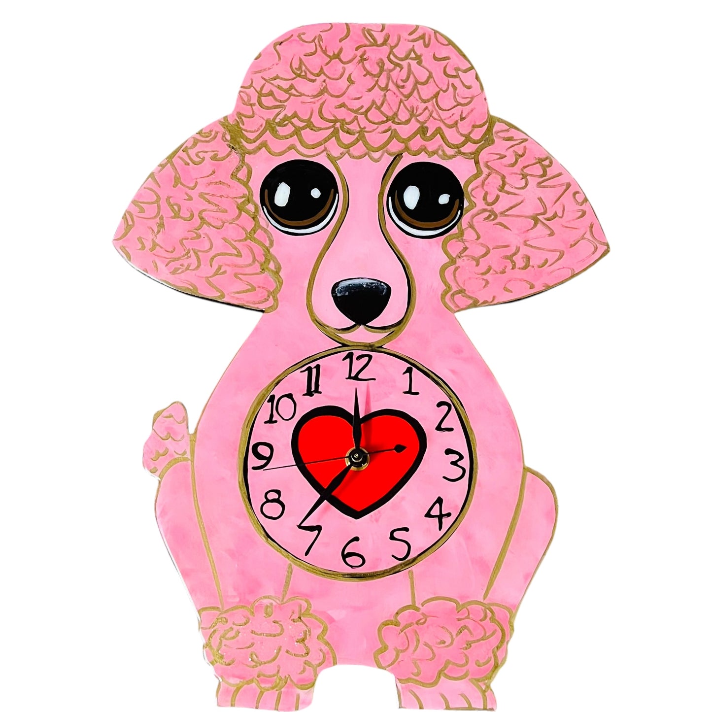 Poodle Wall Clock (Made to order).