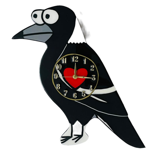 Magpie Wall Clock (made to order).