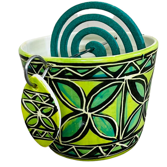 Tapa design Mosquito coil holder