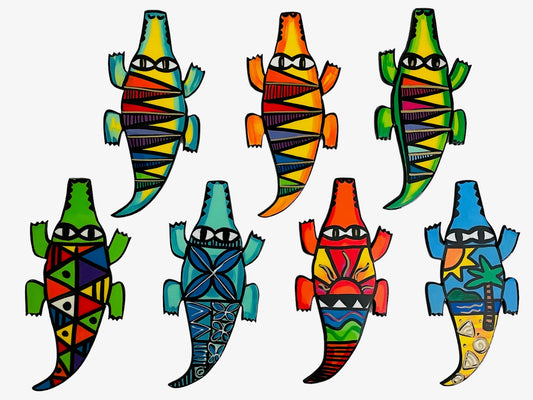 Crocodile wall art (made to order)