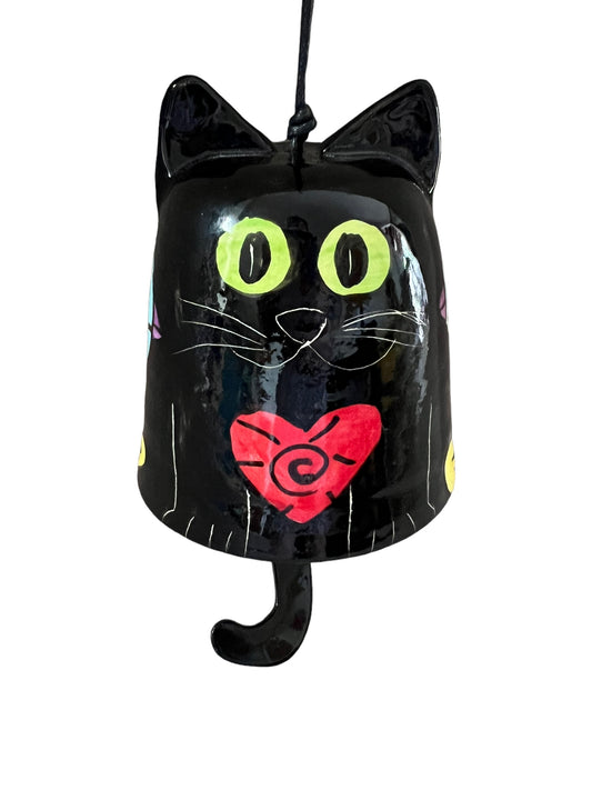 Cat Bell,  Black / Blue Bird.