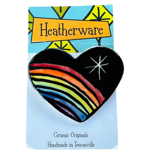 Heart brooch