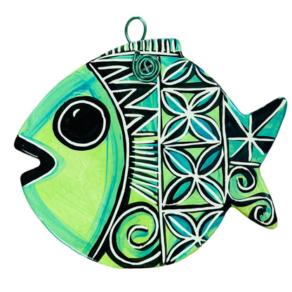 Fish ceramic wall decor