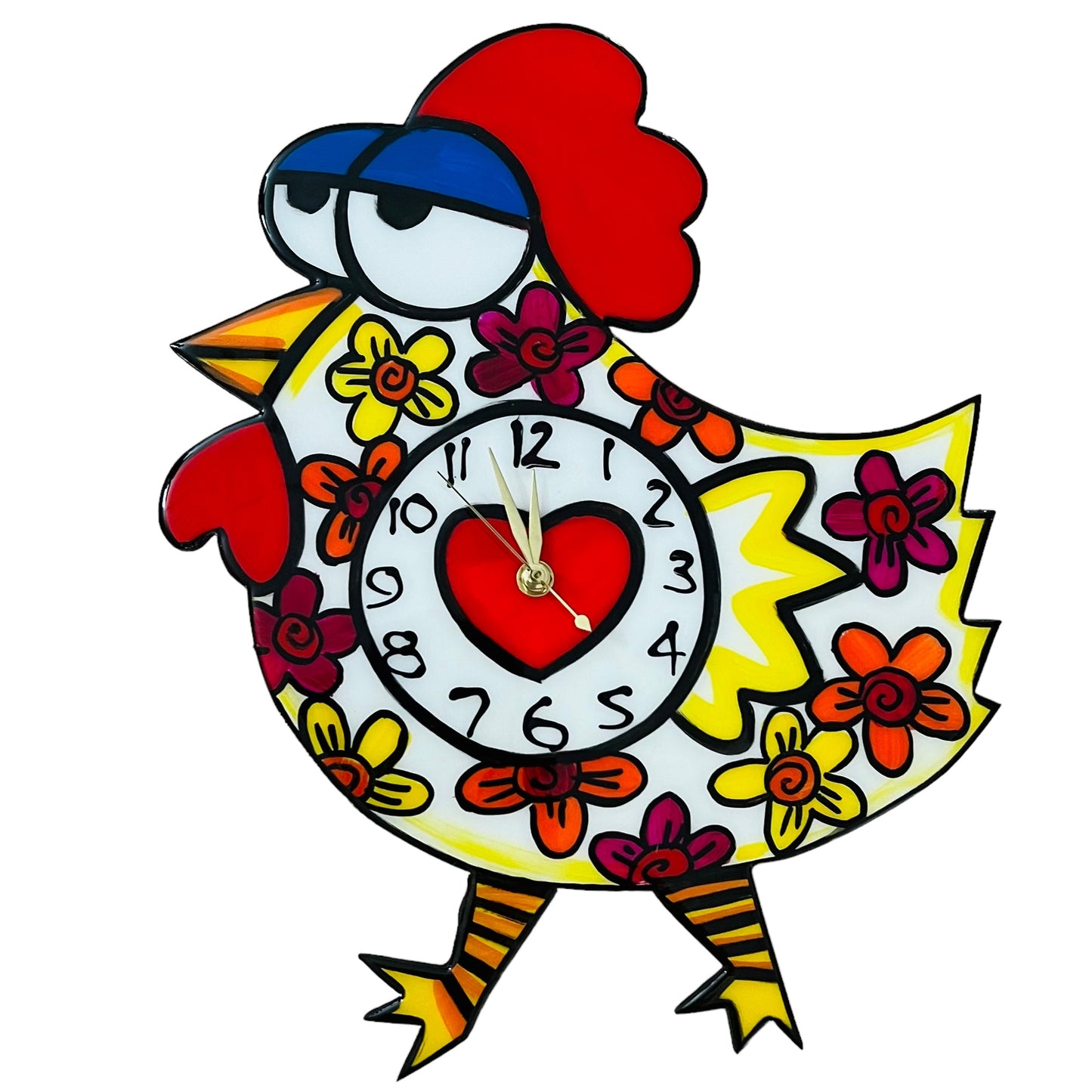 Chicken (standing) Wall Clock.