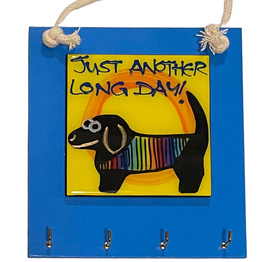 Dachshund Key Holder, Small. (Made to order).