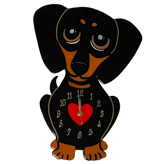 Dachshund Wall Clocks. (Made to order).