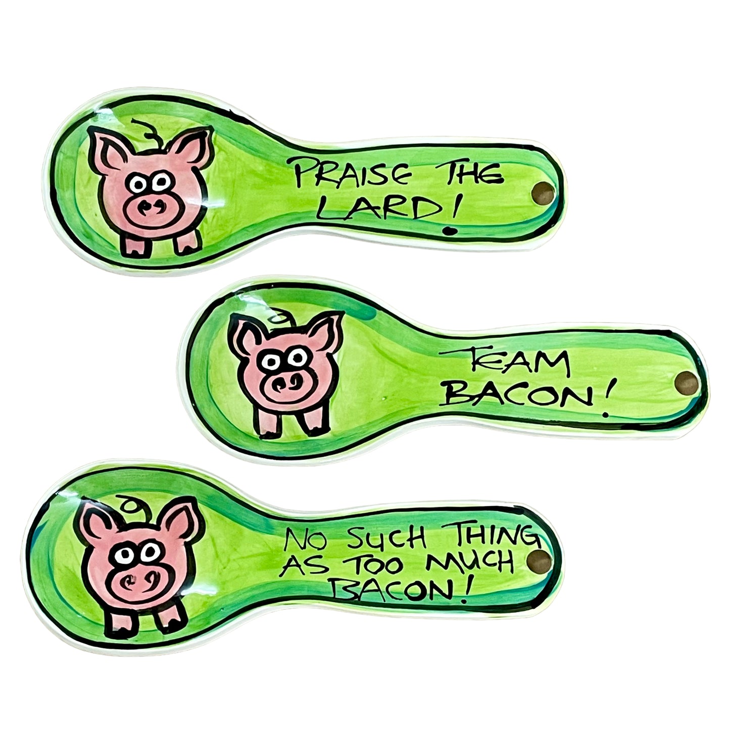 Pig spoon rest (various)